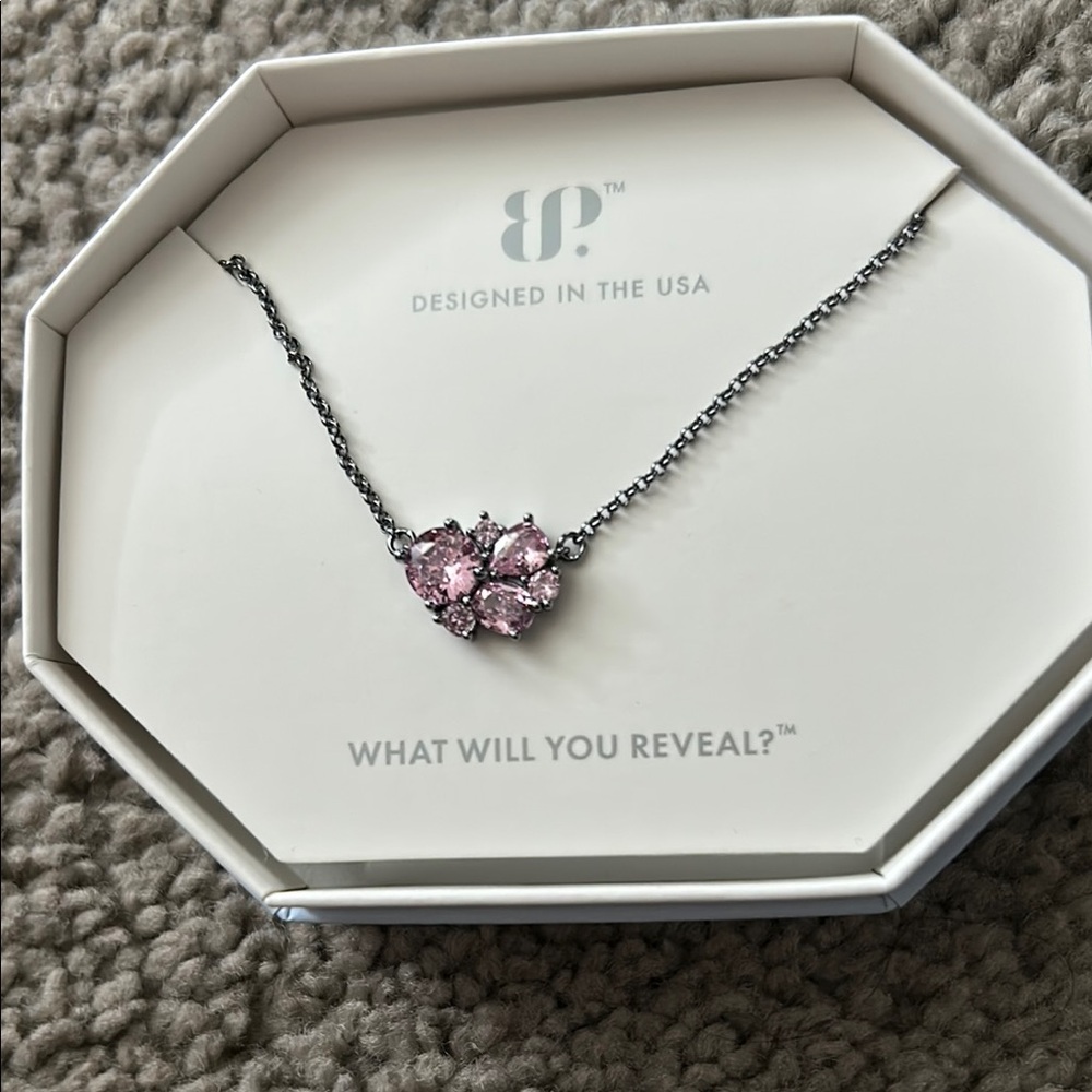 Pink Heart Necklace